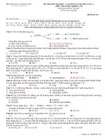 đề thi thử ĐH-CĐ -2010