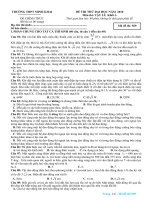 Đề thi thử Đại học lần 2 -2010 môn vật lý