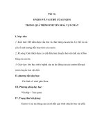 Sinh học 10 cơ bản - Tiết 14: ENZIM VÀ VAI TRÒ CỦA ENZIM TRONG QUÁ TRÌNH CHUYỂN HOÁ VẬT CHẤT pps