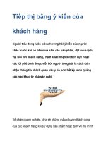 Tiếp thị bằng ý kiến của khách hàng pps