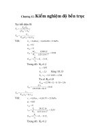 ứng dụng máy tính trong thiết kế và mô phỏng động học, động lực học trong kết cấu máy bào quang, chương 12 potx