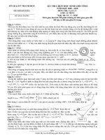 Đề thi HSG Lý 12-Tỉnh Thanh Hoá 2009.2010