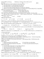 đê vật lí 12 cb có đáp án