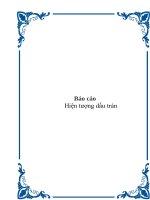 Báo cáo: Hiện tượng dầu tràn potx