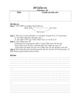 De kiem tra Hoa 9 -Mot so bai tap tham khao