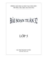 Bài soạn theo chuẩn KTKN - 32