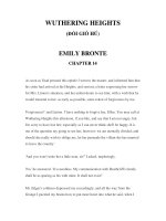 LUYỆN ĐỌC TIẾNG ANH QUA CÁC TÁC PHẨM VĂN HỌC –WUTHERING HEIGHTS (ĐỒI GIÓ HÚ) EMILY BRONTE CHAPTER 14 ppsx