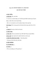 Địa lý lớp 6 - SỰ CHUYỂN ĐỘNG CỦA TRÁI ĐẤT QUANH MẶT TRỜI pps