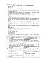 Giáo án hóa học từ tuần 18 trở đi