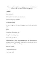 Thẩm tra quyết toán dự án đầu tư xây dựng công trình hoàn thành thuộc nguồn vốn Nhà nước do Ủy ban nhân dân quận 6 lập pdf