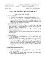 Báo cáo công tác tháng 2/2010- Công đoàn