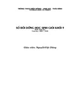 Đề cương bồi giỏi Sinh 9