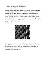 Tư duy “ngoài tòa nhà” pptx