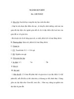 Giáo án Sinh 7 - GIUN ĐẤT pptx