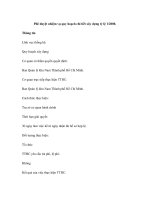 Phê duyệt nhiệm vụ quy hoạch chi tiết xây dựng tỷ lệ 1/2000 potx