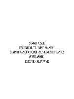  SINGLE AISLE TECHNICAL TRAINING MANUAL MAINTENANCE COURSE  M35 LINE MECHANICS (V2500A5.ME)