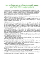 SKKN - Đưa sơ đồ kiến thức các tiết ôn tập, tổng kết chương môn Vật lý THCS vào giáo án điện tử