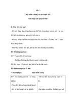 Sinh học 7 - Tiết 7: Đặc điểm chung, vai trò thực tiễn của động vật nguyên sinh pdf