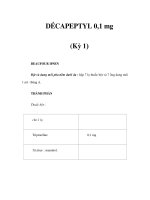 DÉCAPEPTYL 0,1 mg (Kỳ 1) potx