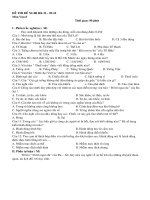 Đề tham khảo HK2 09-10 Văn 8