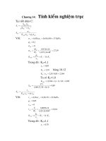 ứng dụng máy tính trong thiết kế và mô phỏng động học, động lực học trong kết cấu máy bào quang, chương 14 pdf