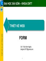 thiết kế web - trần đình nghĩa