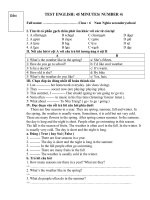 test E 6 number 4 +key