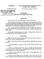 Nghị định 28/2010/NĐ-CP ngày 25/3/2010 của Chính phủ quy định mức lương tối thiểu chung