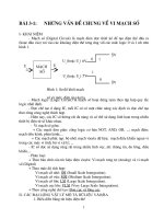 : NHỮNG VẤN ĐỀ CHUNG VỀ VI MẠCH SỐ pptx