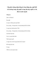 Cấp giấy chứng nhận đăng ký hoạt động dạy nghề đối với trường trung cấp nghề, trung tâm dạy nghề có vốn đầu tư nước ngoài pptx