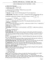 giáo án phụ đạo 10 cơ bản- chương VII
