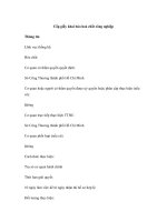 Cấp giấy khai báo hoá chất công nghiệp pptx