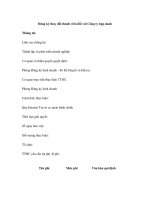 Đăng ký thay đổi thành viên đối với Công ty hợp danh ppt