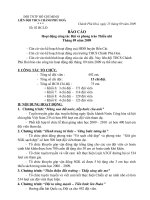 BÁO CÁO HOẠT ĐỘNG ĐỘI THÁNG 9/09