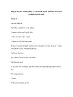 Đăng ký thay đổi nội dung đăng ký kinh doanh: ngành nghề kinh doanh phải có chứng chỉ hành nghề pot