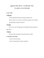 Sinh học 7 - Bài 1: ĐẶC ĐIỂM CHUNG – VAI TRÒ THỰC TIỄN CỦA ĐỘNG VẬT NGUYÊN SINH ppt