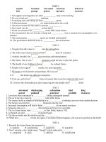 DE CUONG ON THI TA LOP 11