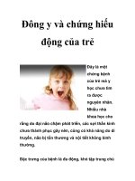 Đông y và chứng hiếu động của trẻ docx