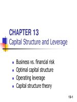 Slide Financial Management - Chapter 13 pptx