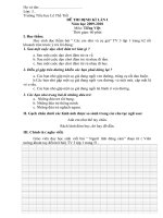 ĐỀ THI TV LỚP 3 GIỮA KỲ 1 09-10