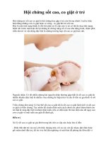 Hội chứng sốt cao, co giật ở trẻ ppsx