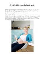 2 cách kiểm tra thai quá ngày ppsx