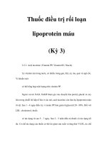Thuốc điều trị rối loạn lipoprotein máu (Kỳ 3) ppsx
