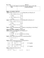 De kiem tra trac nghiem va tu luan DS8-HK I (so 11)