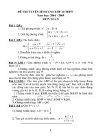 De thi THPT tinh thanh hoa 2004-2005