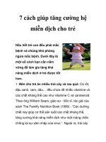 7 cách giúp tăng cường hệ miễn dịch cho trẻ potx