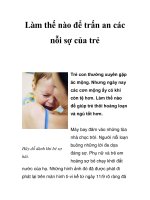 Làm thế nào để trấn an các nỗi sợ của trẻ pdf