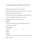 Giáo án Sinh 7 - ĐẶC ĐIỂM CHUNG - VAI TRÒ THỰC TIỄN CỦA ĐVNS pot