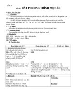 Bất phương trình  một ẩn