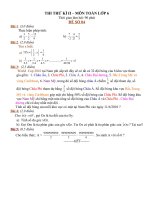 Thử sức kì 2 toán 6- đề số 04